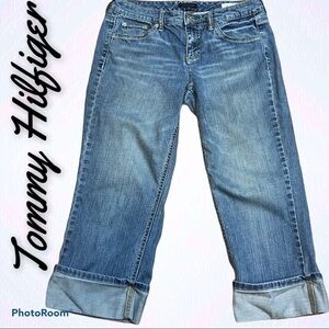 TOMMY HILFIGER Mid Rise Crop Cuffed Jeans